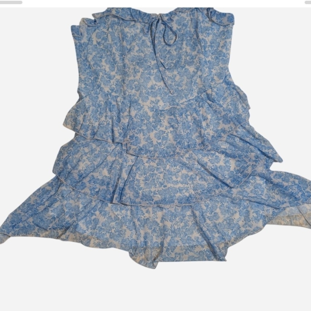 Wild Fable Light Blue Smocked Top - Picture 2 of 6